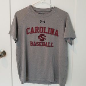 Like New - Under Armour USC Carolina Baseball Tee